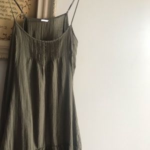 Free people dress S. olive green